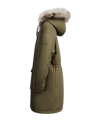 ABIO Down Coat,KHAKI, large image number 2