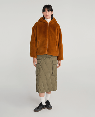 YUMOLA Blouson,CAMEL, large image number 4